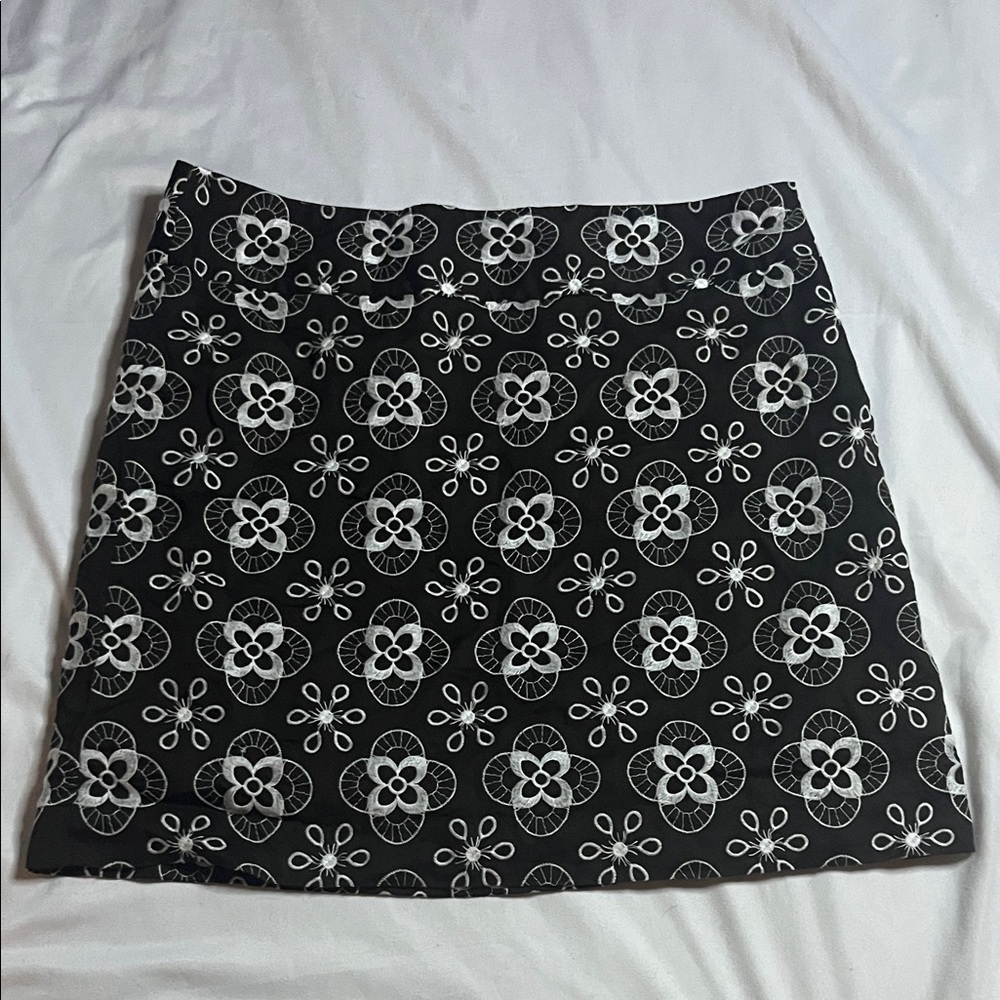 Ann Taylor Loft Embroidered Skirt